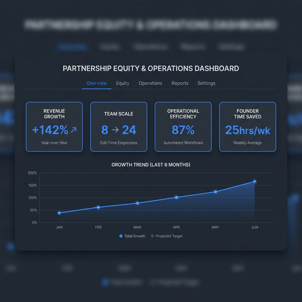 Partnership Equity & Operations Dashboard